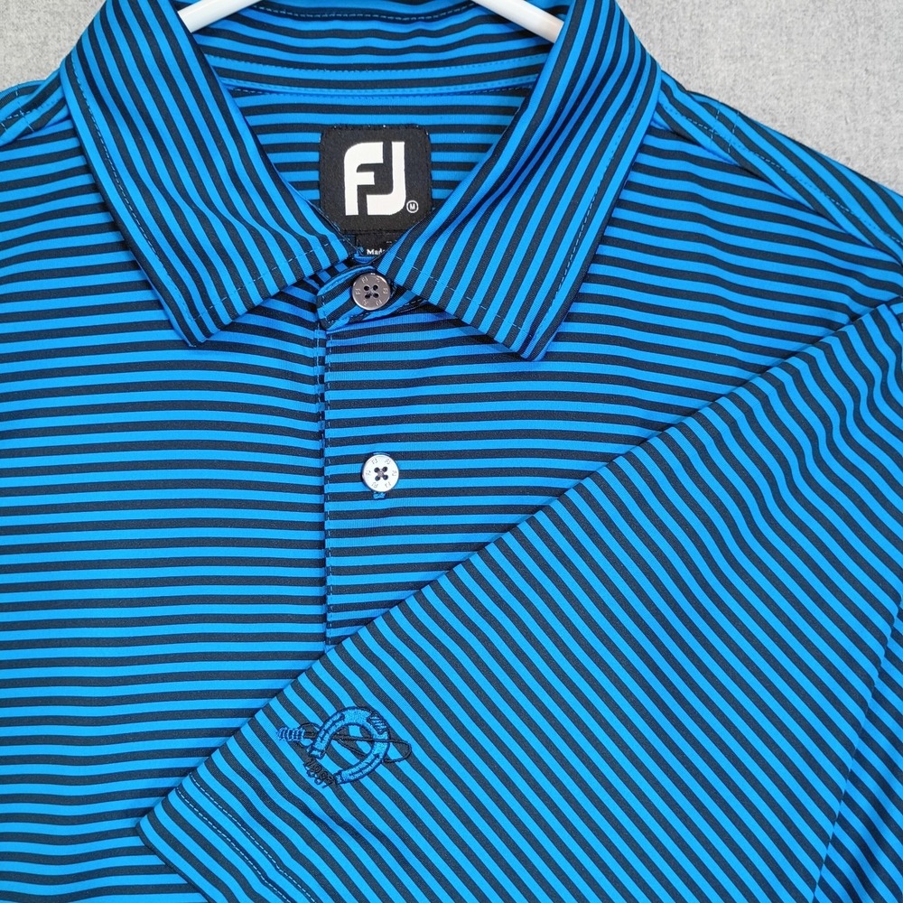 FootJoy Mens L Golf Polo Piedmont Driving Club Atlanta 1887 Elite Luxury Private